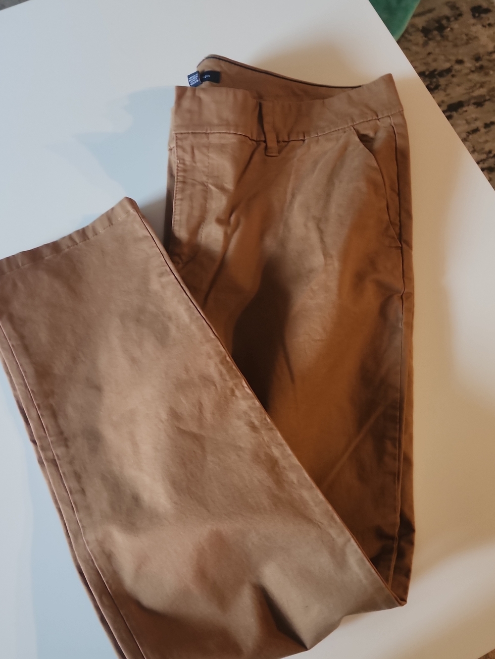 Tommy Hilfiger Women's Tan Chino Khakis.